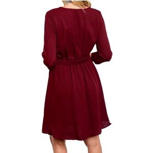 Modern Owl Boutique Dresses - "Abigail" Wrapped V-Neck Dress with Belt Modern Owl Boutique Dresses - "Abigail" Wrapped V-Neck Dress with Belt
